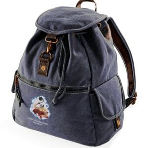 368th Bomb Squad Embroidered Vintage Canvas Rucksack