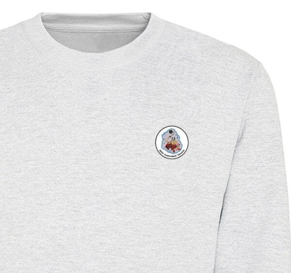 368 Patch v8 for mockup Ash Grey Sweatshirt