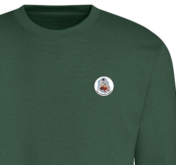368 Patch v8 for mockup Bottle Green Sweatshirt