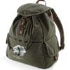369th Bomb Squad Embroidered Vintage Canvas Rucksack