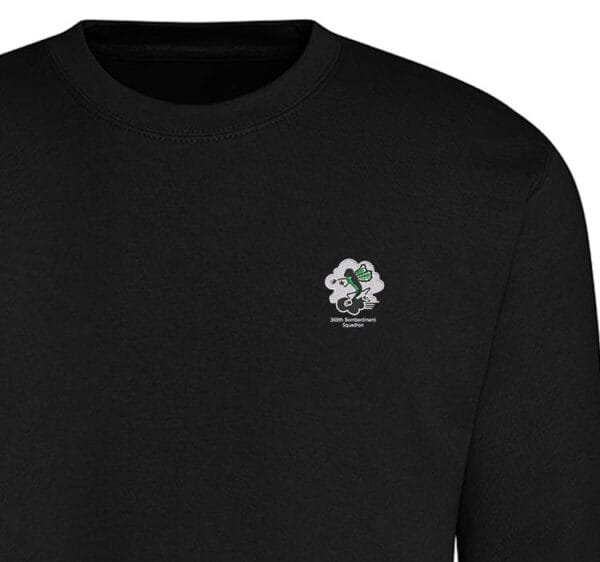 369 Clothing Patch v12 Dark Black Sweatshirt