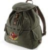 423rd Bomb Squad Embroidered Vintage Canvas Rucksack