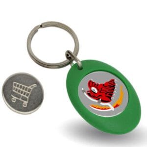 423rd BS Green Trolley Keyring