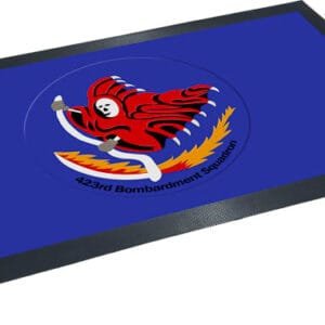 423rd BS Logo Background Bar Runner