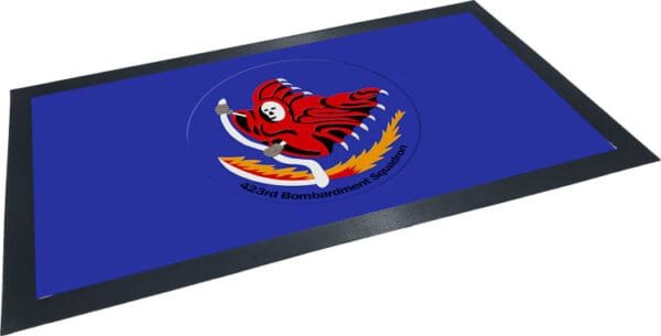 423rd BS Logo Background Bar Runner