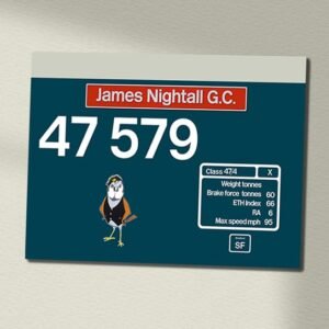 47579 Data Panel Metal Sign