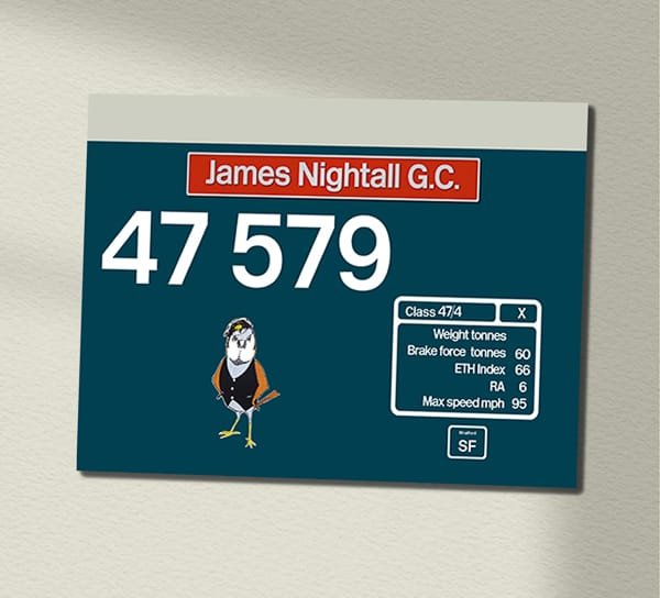 47579 Data Panel Metal Sign