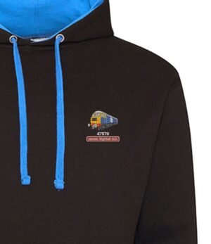 47579 Black and Royal Blue hoodie 47579 Black and Royal Blue hoodie