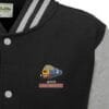 47579 Black grey Varsity Jacket