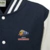 47579 Navy Blue and White Varsity Jacket
