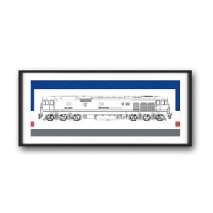 50027 Colour Swash Framed Sign