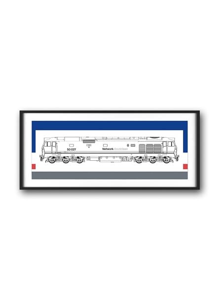 50027 Colour Swash Framed Sign