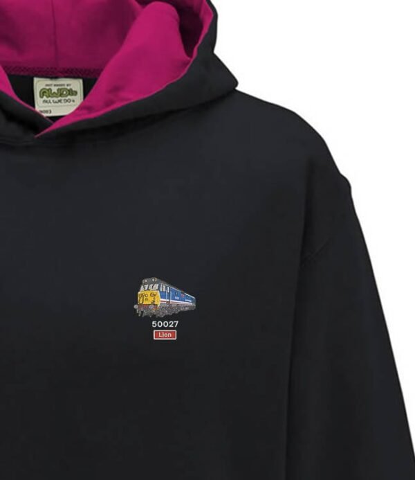 50027 Black Pink Kids Hoodie