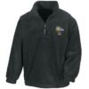 50027 Black Zip Neck Fleece