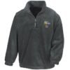 50027 Grey Zip Neck Fleece
