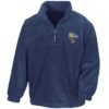 50027 Navy Blue Zip Neck Fleece