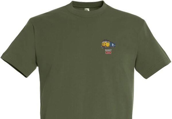 50027 Retro Army Green T-Shirt