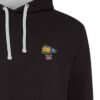 50027 Retro Black and Heather hoodie