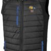 50027 Retro Black and Royal Blue Body Warmer