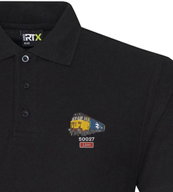 50027 Retro Black Polo