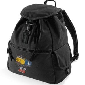 50027 Retro Black Rucksack