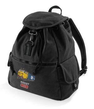 50027 Retro Black Rucksack