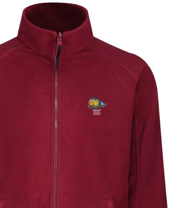 50027 Retro Burgundy Fleece