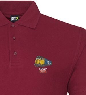50027 Retro Burgundy Polo 50027 Retro Burgundy Polo