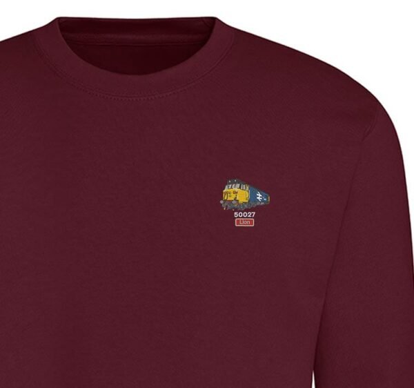 50027 Retro Burgundy Sweatshirt