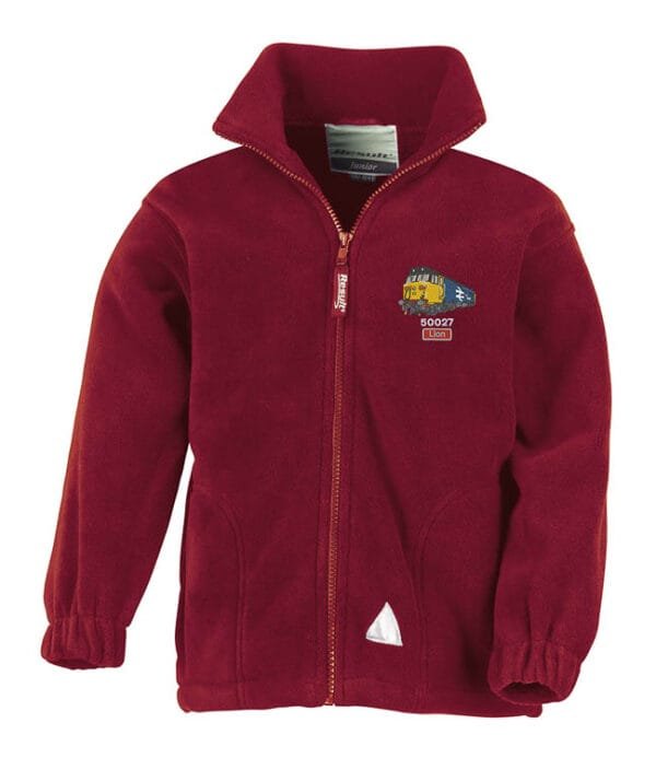50027 Retro Kids Burgundy Fleece