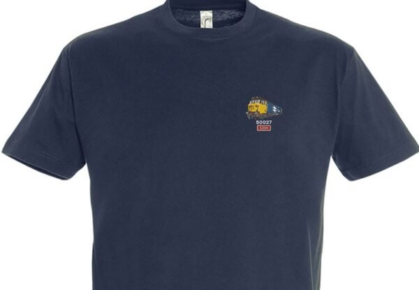 50027 Retro Navy Blue T-Shirt