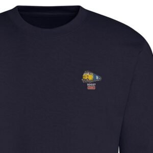 50027 Retro Oxford Navy Sweatshirt