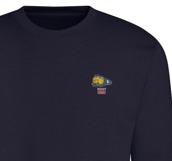 50027 Retro Oxford Navy Sweatshirt