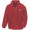 50027 Retro Red Zip Neck Fleece