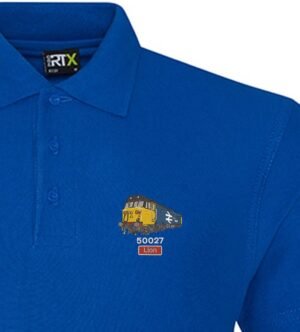 50027 Retro Royal Blue Polo 50027 Retro Royal Blue Polo