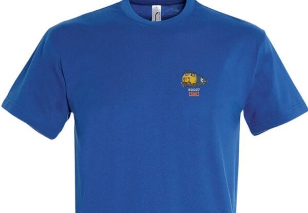 50027 Retro Royal Blue T-Shirt