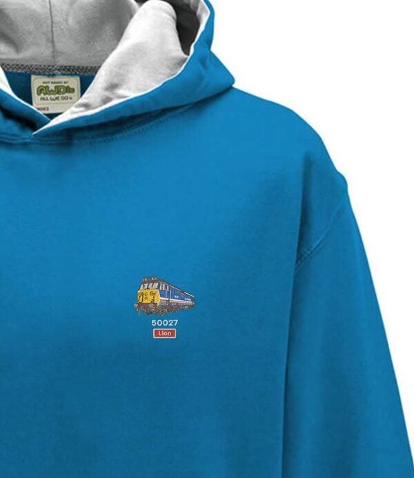 50027 Sapphire Heather Kids Hoodie