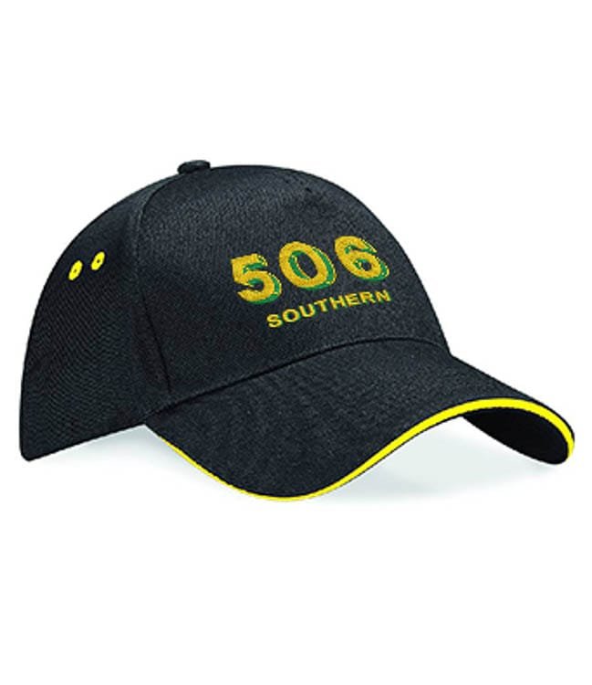 506 Black and yellow cap 506 Black and yellow cap