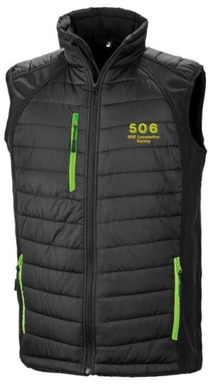 506 Black green Body Warmer