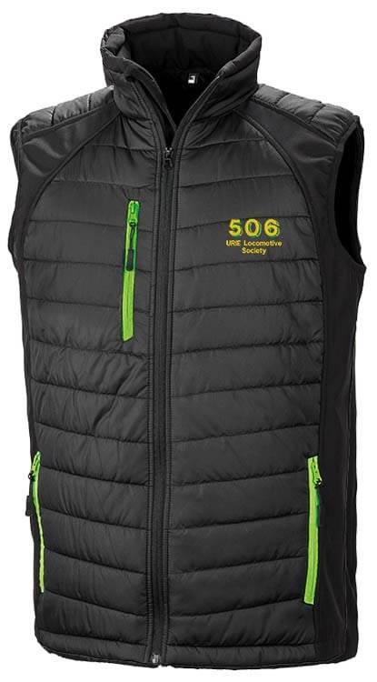 506 Black green Body Warmer