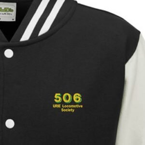 506 black white Varsity Jacket