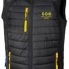 506 Black yellow Body Warmer