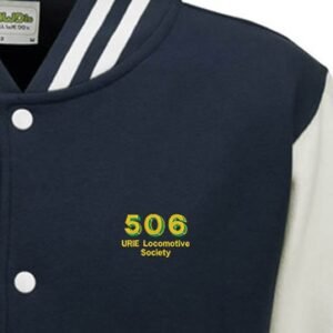 506 navy white Varsity Jacket