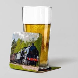 506 train Beer Coaster
