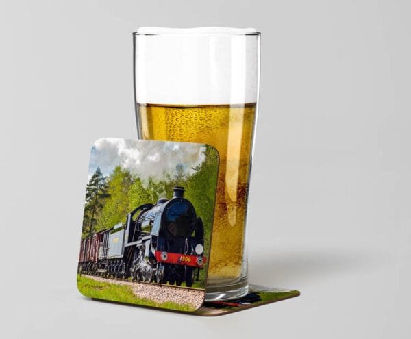 506 train Beer Coaster