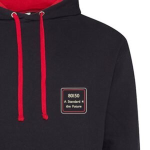 80150 Black red Hoodie