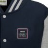 80150 Blue heather Varsity Jacket