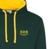 80150 green yellow Hoodie