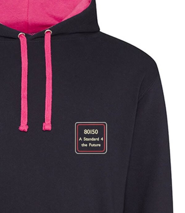 80150 Navy Pink Hoodie
