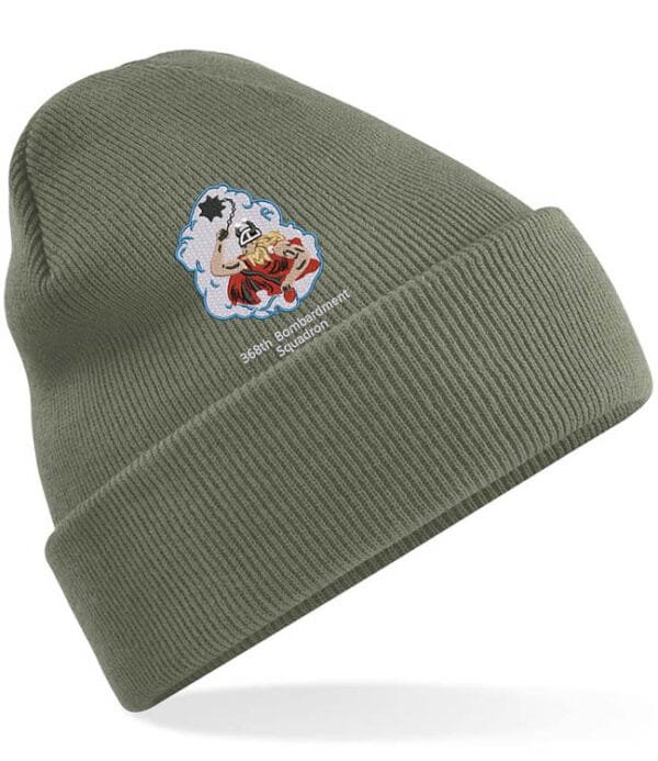 Army Green Cuffed Beanie 368 Clothing v8